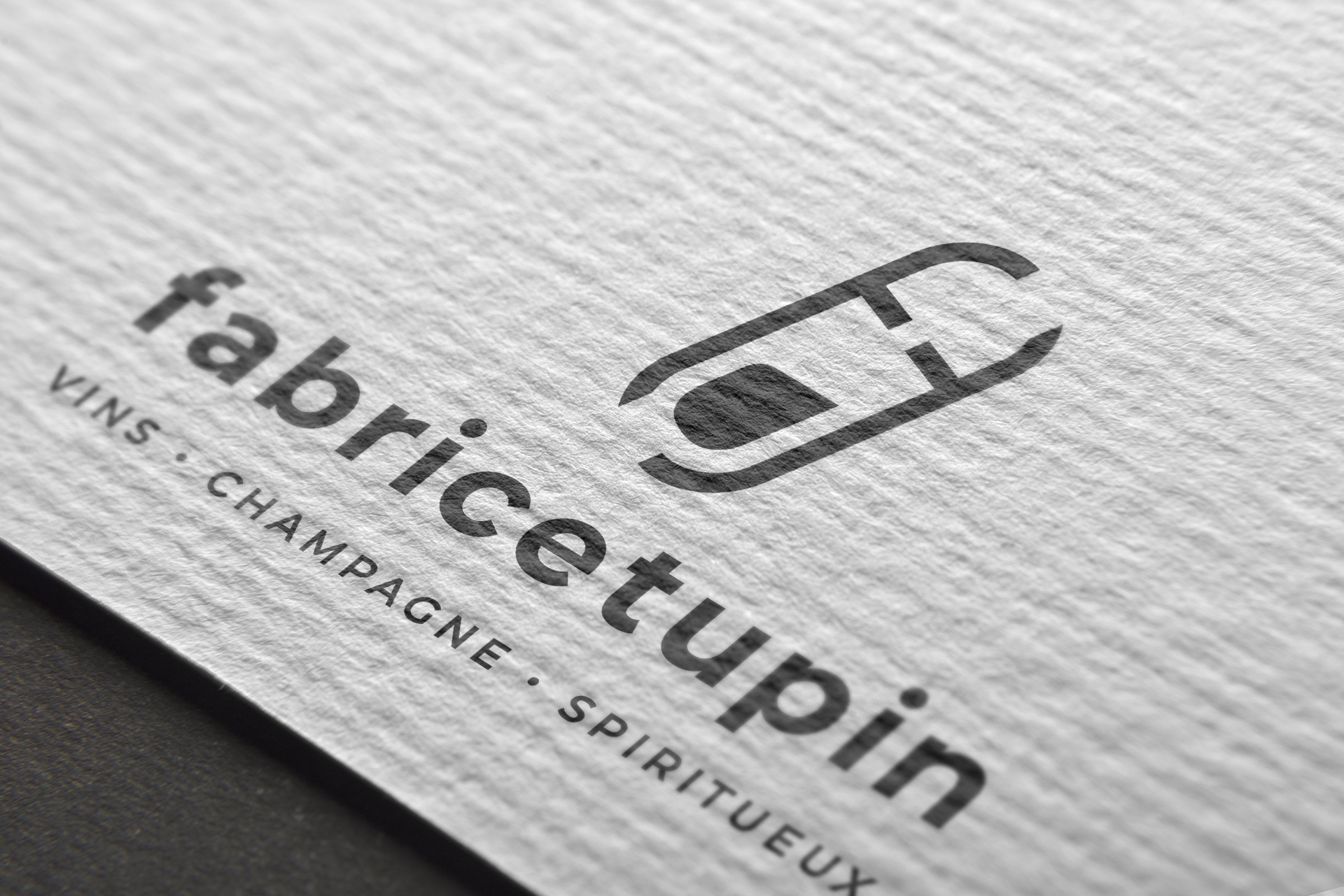 logo Fabrice Tupin impression niveaux de gris